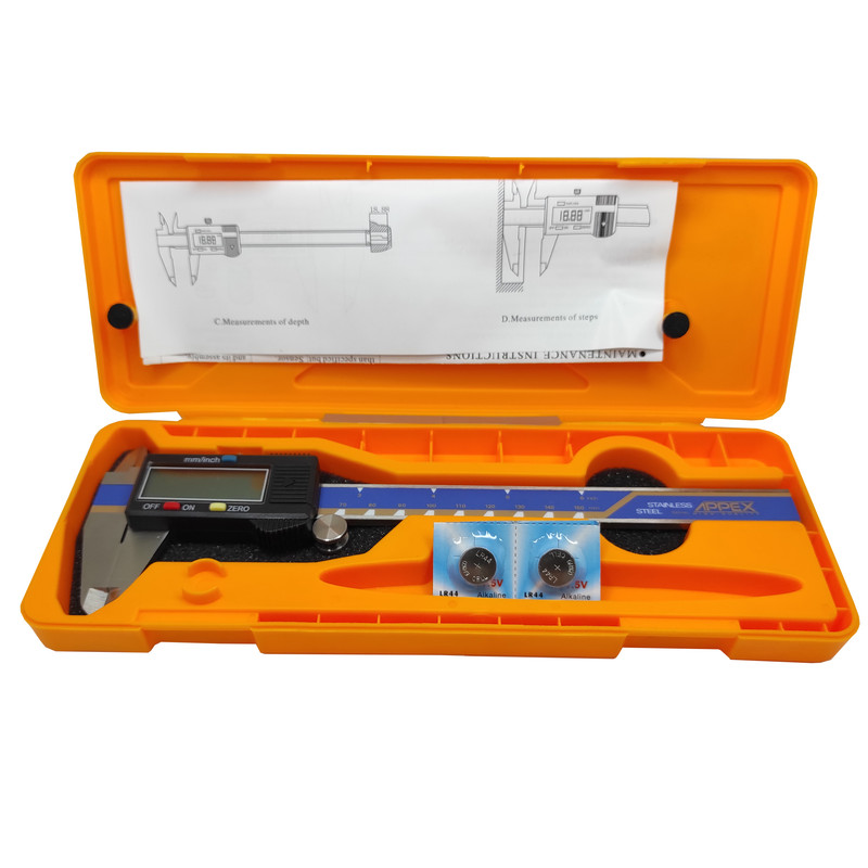 کولیس دیجیتالی اپکس مدل M-150 گستره 150-0 میلی متر