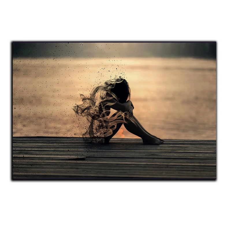 تابلو شاسی بکلیت طرح رنج و تنهایی مدل SH-S5173