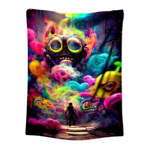   پوستر پارچه ای مدل بکدراپ بلک لایت کد 1272