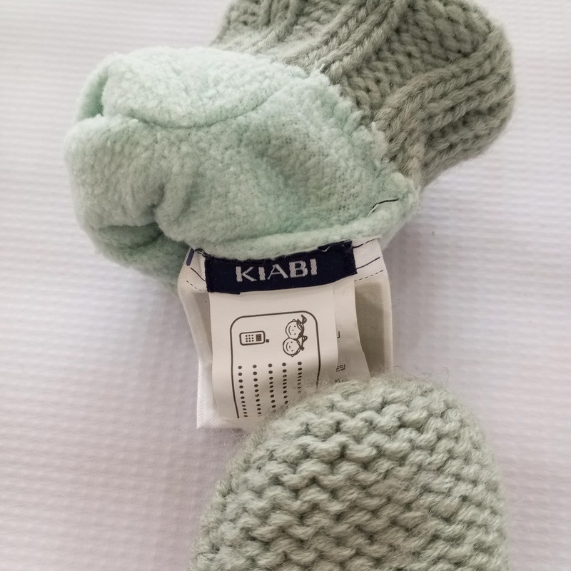 دستکش بافتنی نوزادی کیابی مدل یک انگشتی 001