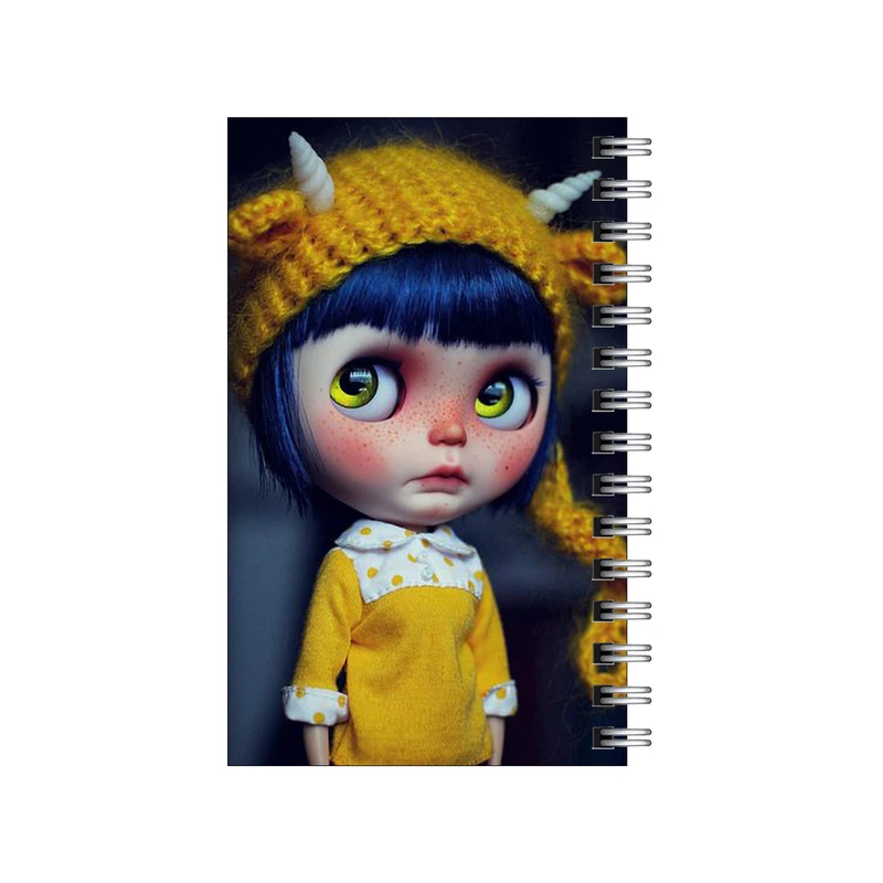 دفترچه یادداشت مدل to do list طرح دختر چشم تیله ای کد 3292575