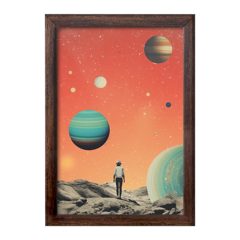 تابلو خندالو طرح کهکشان کد F3212