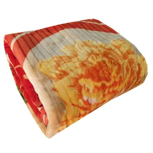 پتو 1 نفر نرمینه بافت مدل نسیم کد 40 سایز 215x155 سانتی‌متر