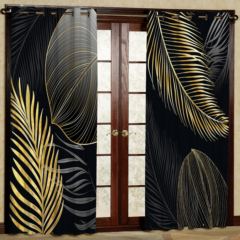 پرده مدل مخمل پانچی کد 2727T2 سایز 200x140 سانتی متر