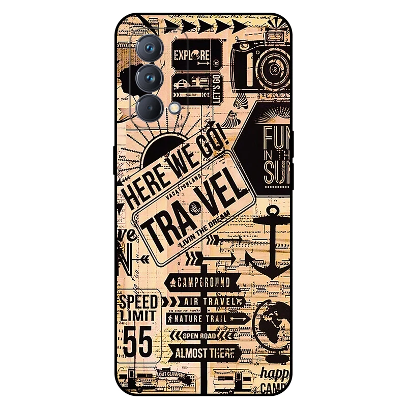 کاور مگافون طرح مسافرت مدل 8098 مناسب برای گوشی موبایل ریلمی GT Master 