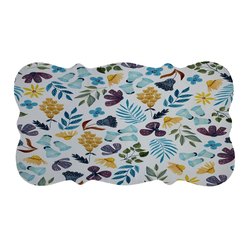  پادری طرح گل کد 9340 سایز 110×60 سانتی متر