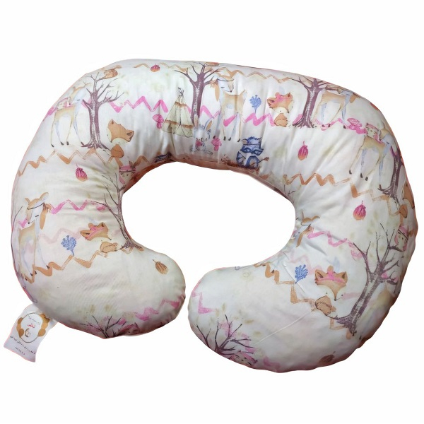 تشک خواب نوزاد شایلی مدل جنگل بهاری به همراه بالش شیردهی