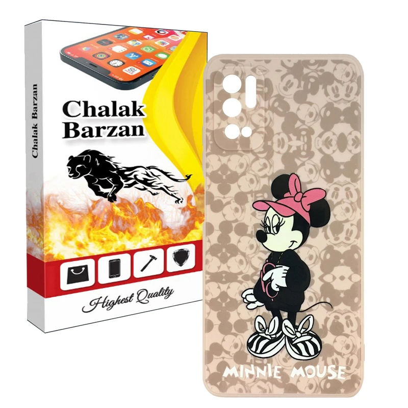    کاور چالاک برزن طرح مینی موس مدل MSAD-01 مناسب برای گوشی موبایل شیائومی Poco M3 Pro / Redmi Note 10 5G / Redmi Note 10T 5G