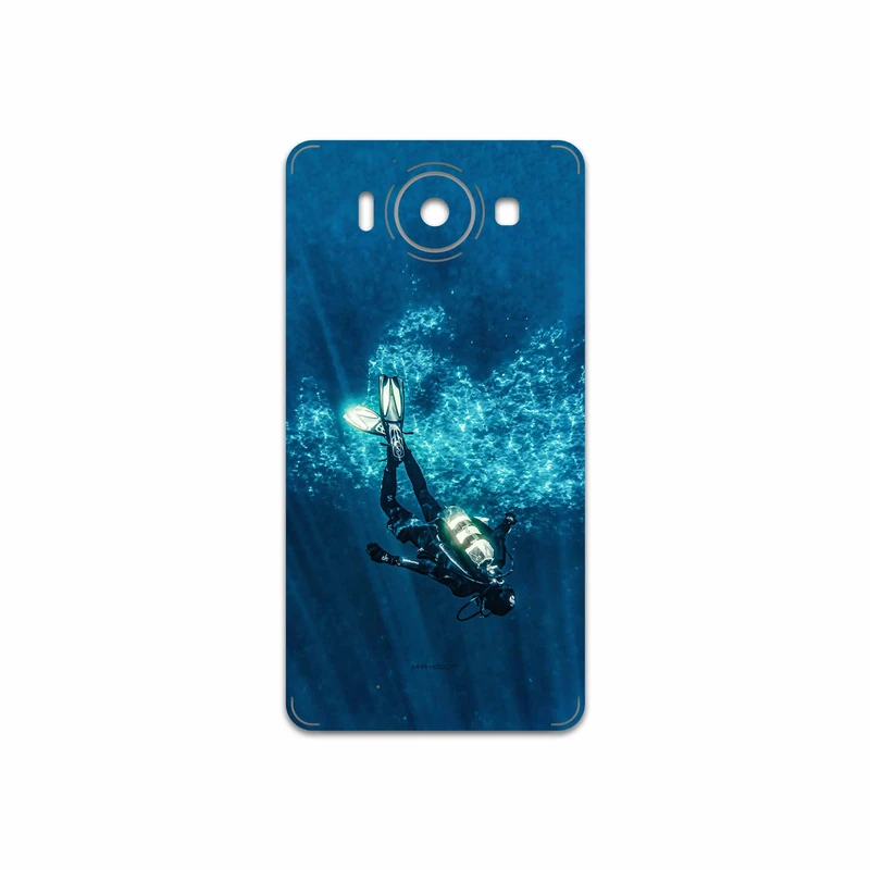 برچسب پوششی ماهوت مدل Scuba Diving مناسب برای گوشی موبایل مایکروسافت Lumia 950