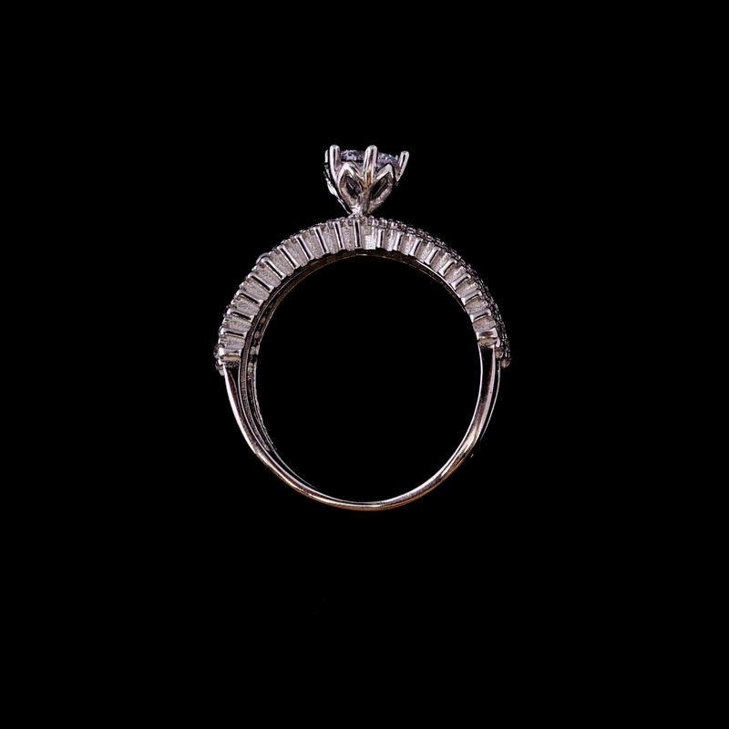 انگشتر نقره زنانه مدل 095