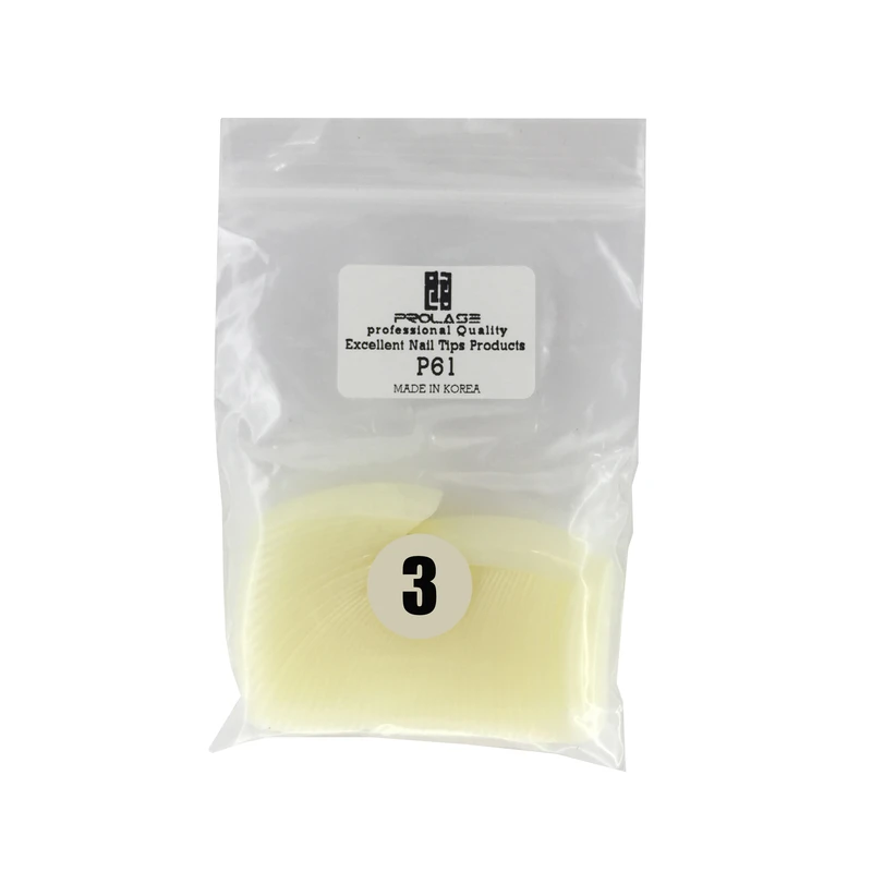 تیپ کاشت ناخن پرولایز شماره p61 - 3 بسته 50 عددی