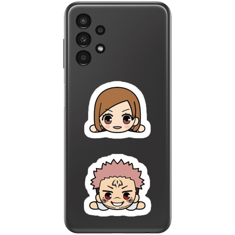 استیکر لپ تاپ و موبایل گوفی طرح انیمه جوجوتسو کایسن گوگولی مدل JK Funny 1 مجموعه 6 عددی