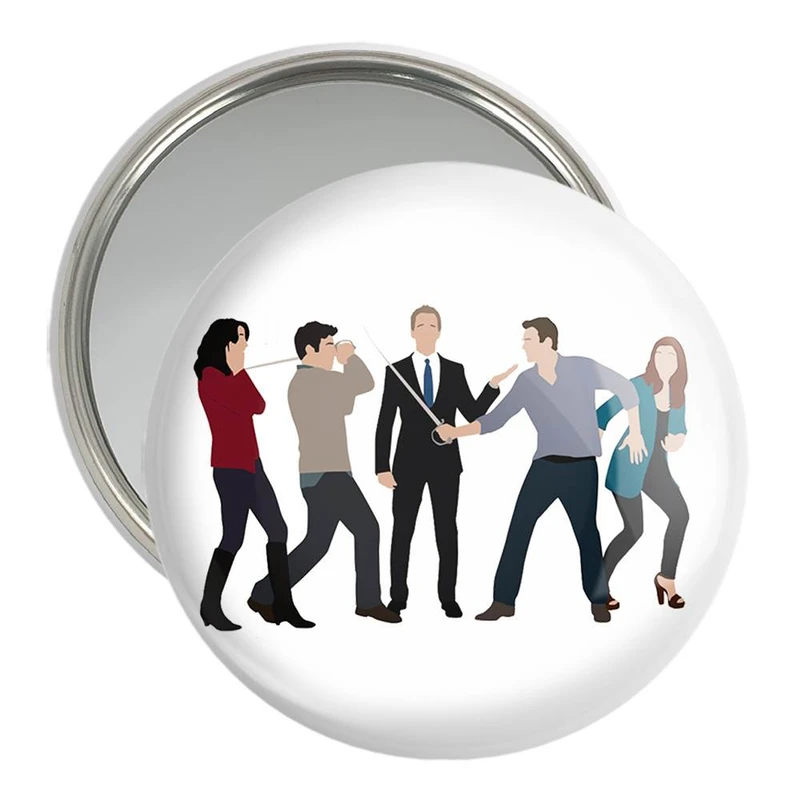 آینه جیبی خندالو مدل سریال آشنایی با مادر How I Met Your Mother  کد 13791