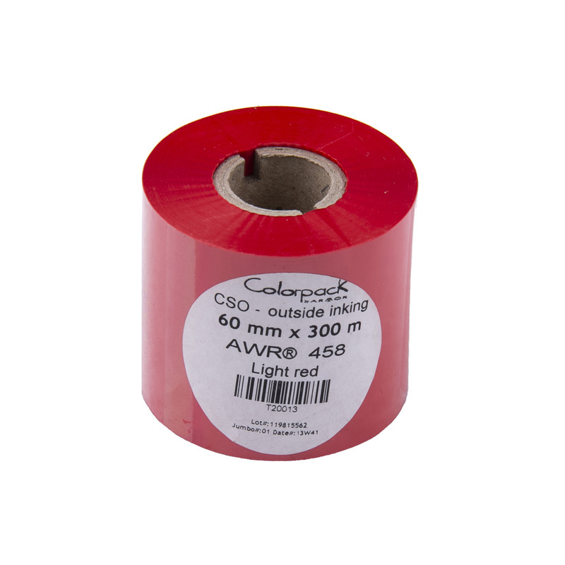 ریبون پرینتر لیبل زن مدل Wax 60mm x 300m