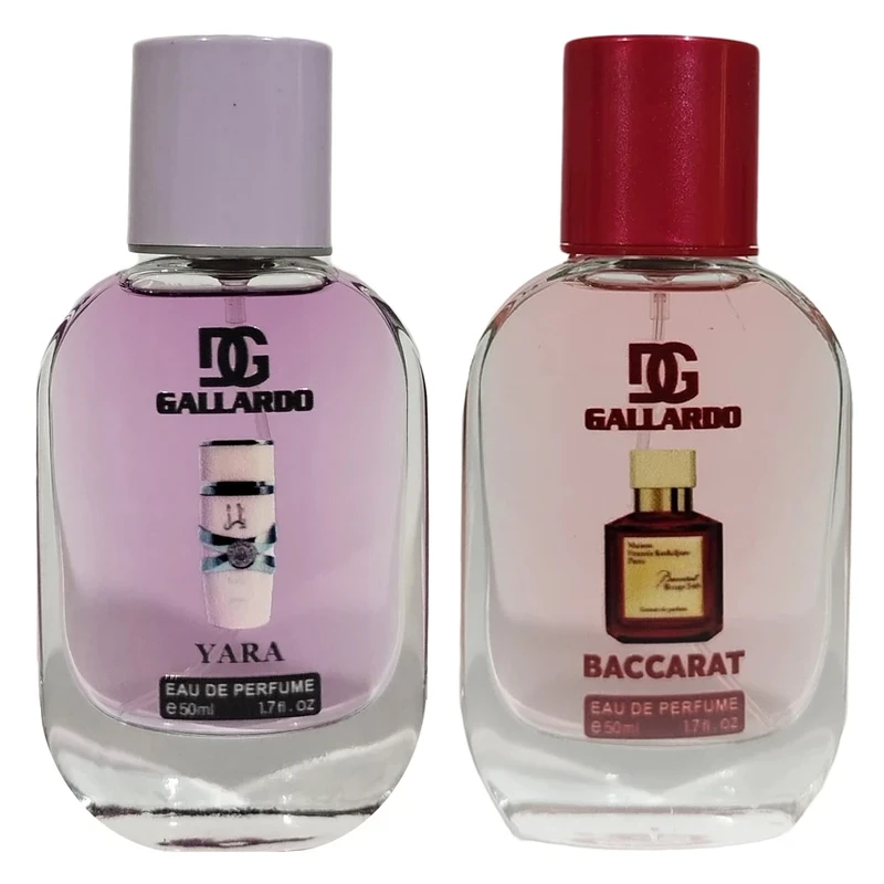 ادوپرفیوم زنانه گالاردو مدل یارا و باکارات رژ با رایحه گرم حجم 50 میلی‌لیتر