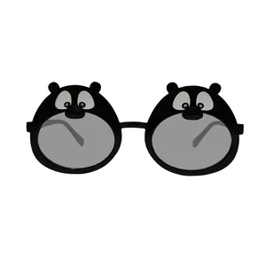 عینک آفتابی بچگانه مدل 301 طرح راکون