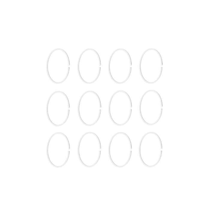 گیره پرده حمام ایکیا مدل HASSJÖN کد 008 بسته 12 عددی