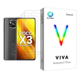 Junbo Viva Glass MIX003 Screen Protector For Xiaomi Poco X3 Pack Of 3