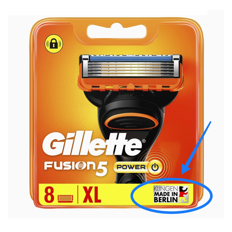 تیغ یدک ژیلت فیوژن مدل پاور XL بسته 8 عددی