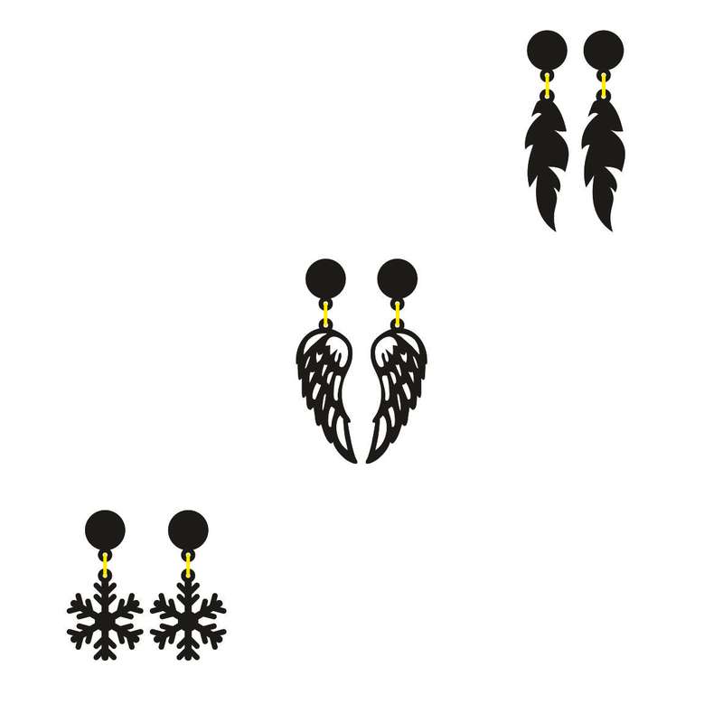 گوشواره دخترانه کد 316 مجموعه 3 عددی