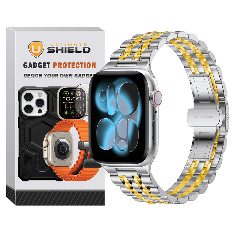بند آلتیمیت شیلد مدل 7Bead SLV 2C مناسب برای اپل واچ 46 میلی متری سری 10/11