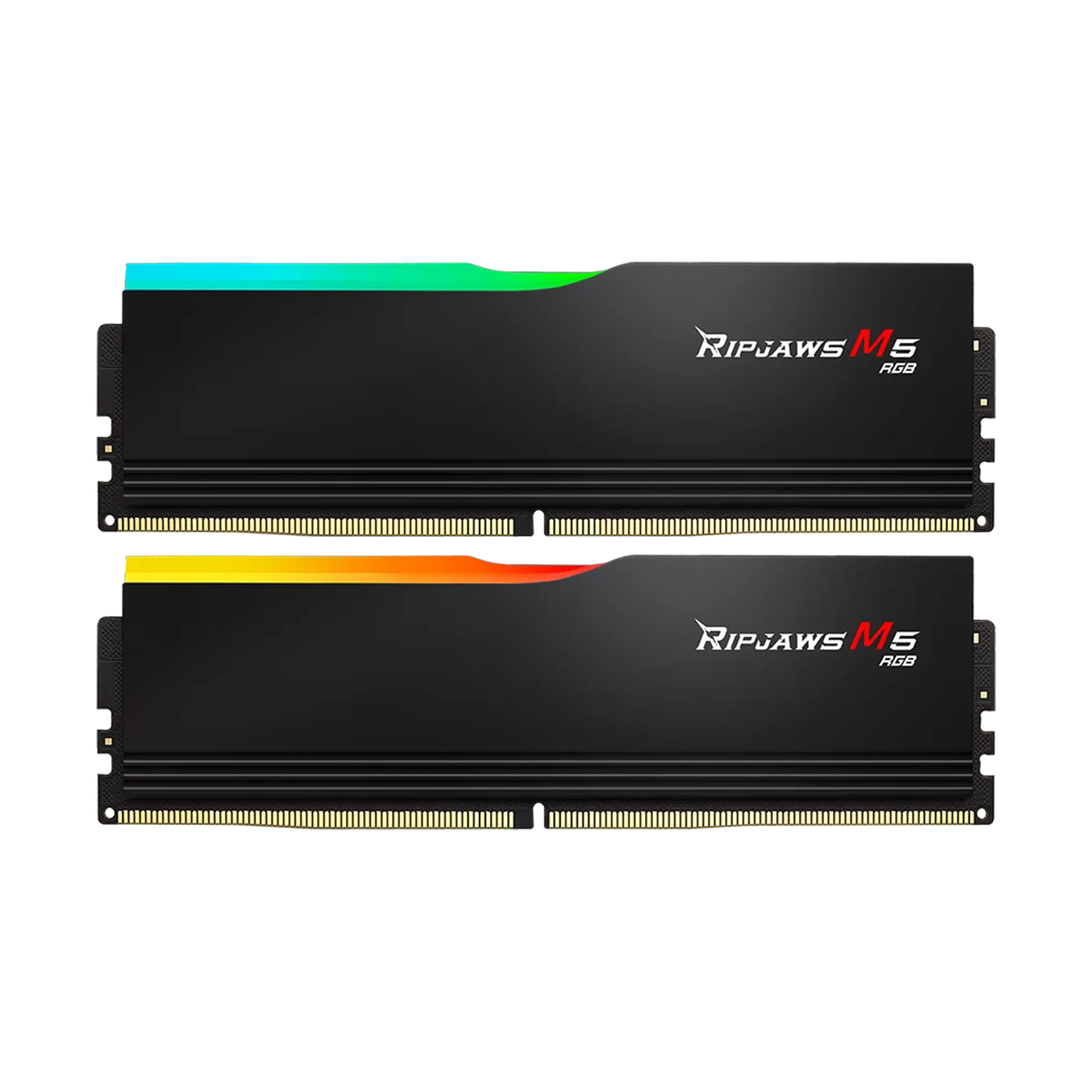 رم دسکتاپ DDR5 دو کاناله 5600 مگاهرتز CL46 جی اسکیل مدل RIPJAWS M5 RGB  ظرفیت32 گیگابایت