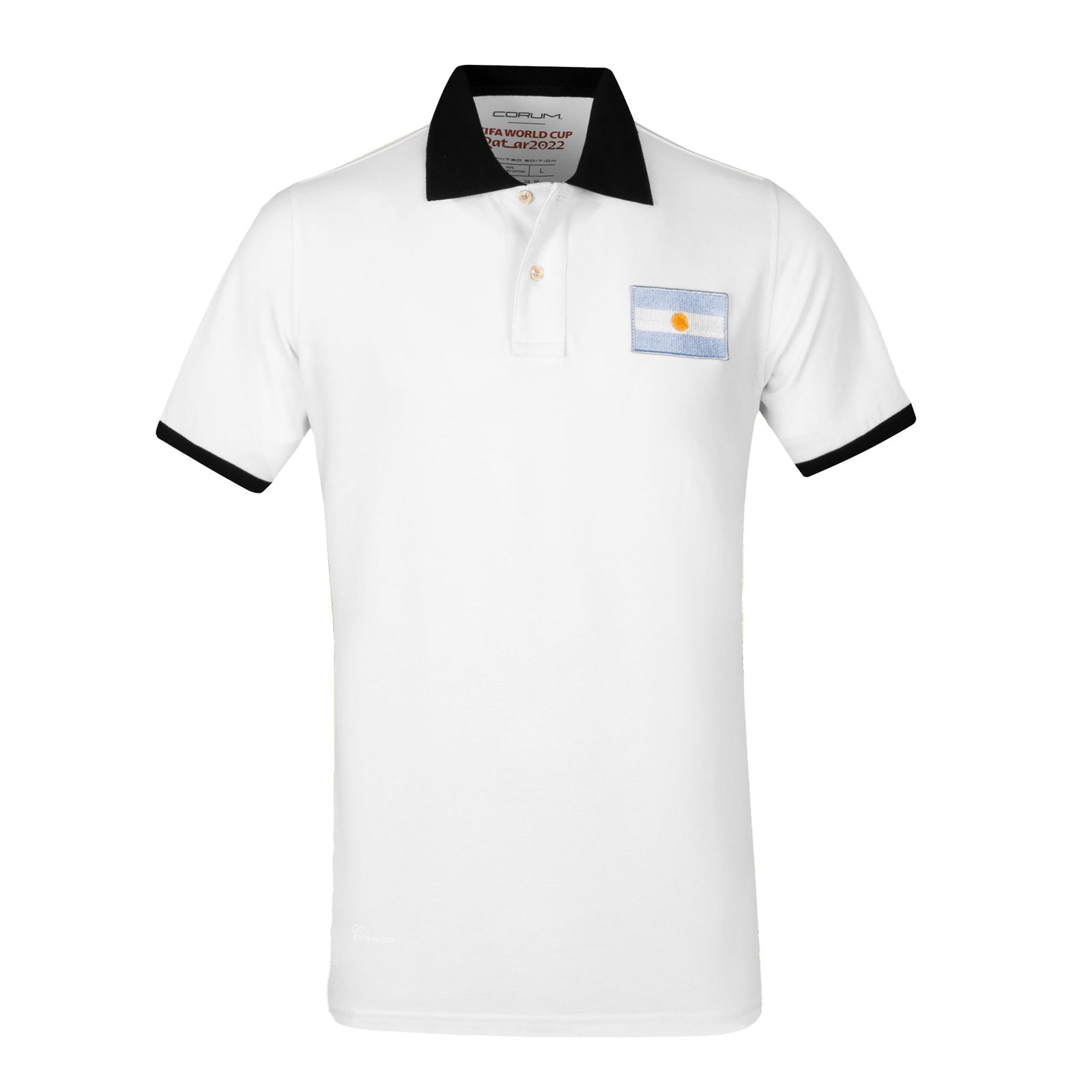 پولوشرت آستین کوتاه مردانه کروم مدل جام جهانی-آرژانتین 2222305
