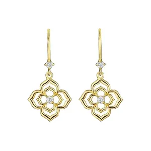  گوشواره طلا 18 عیار زنانه قیراط کد GH957