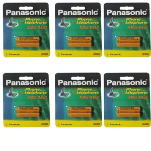 باتری تلفن بی سیم پاناسونیک مدل P-09 بسته 12 عددی 