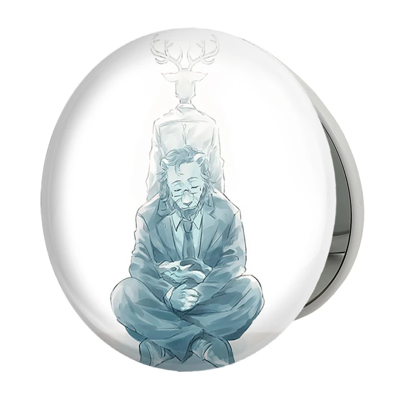 آینه جیبی خندالو طرح لوییس و ایبوکی انیمه بیستارز مدل تاشو کد 33466