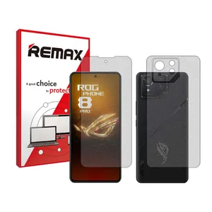 Remax Resistant model matte screen protector suitable for the Asus ROG Phone 8 Pro mobile phone along with the back protector