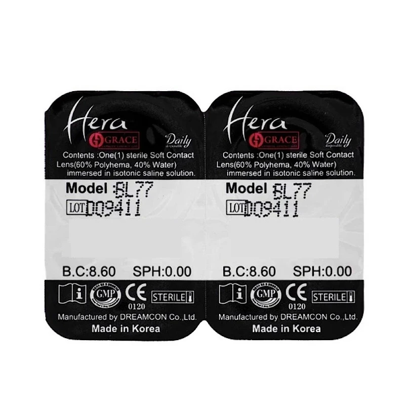 لنز چشم هرا گریس تمیم کانتکت لنز کد 65 رنگ سبز دور دوار