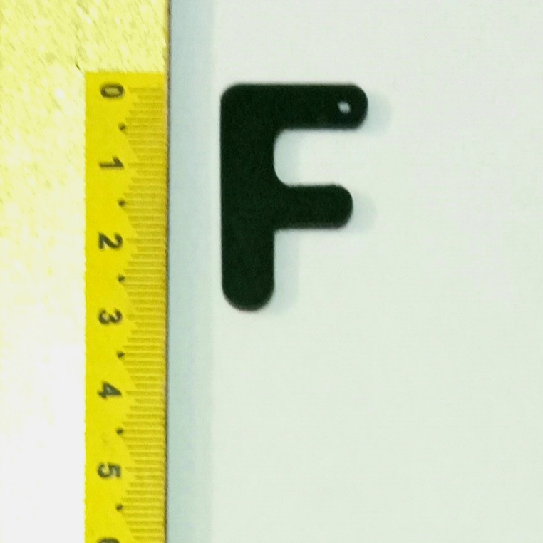 گردنبند دخترانه مدل حروف انگلیسی طرح F