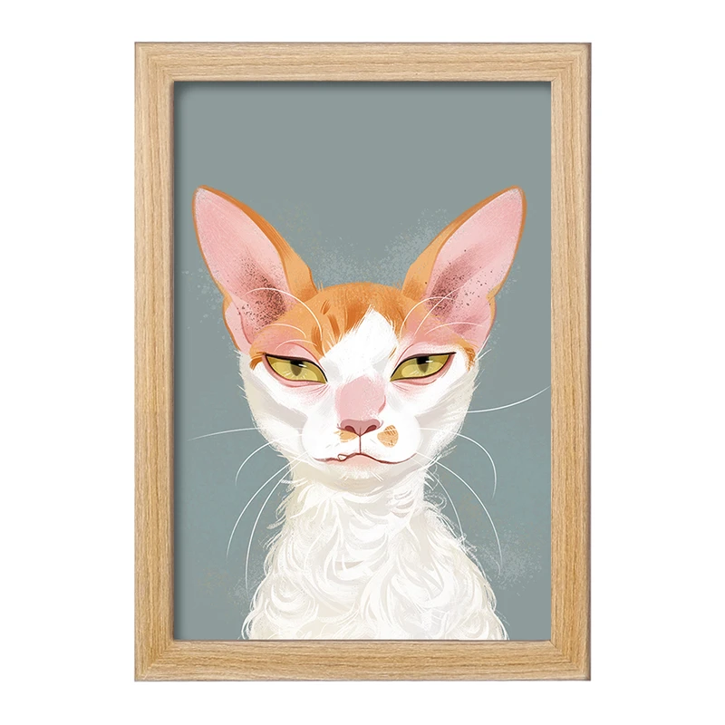 تابلو خندالو مدل گربه کد 28237
