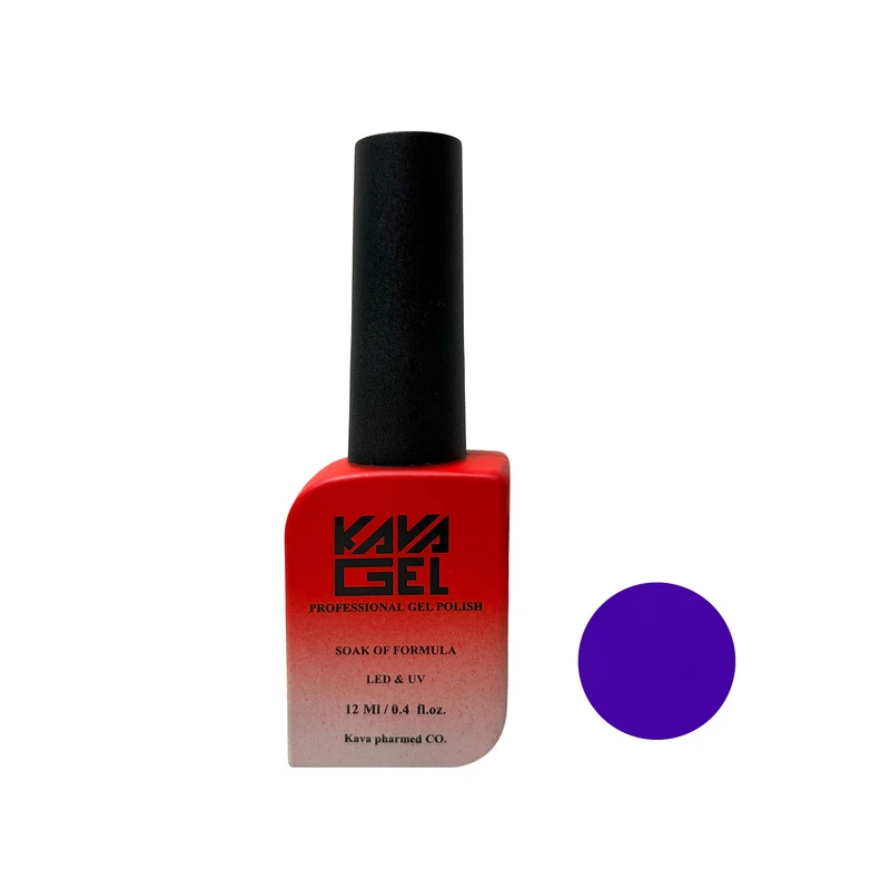 لاک ژل براق ناخن کاواژل مدل NEW شماره 73 رنگ آبی