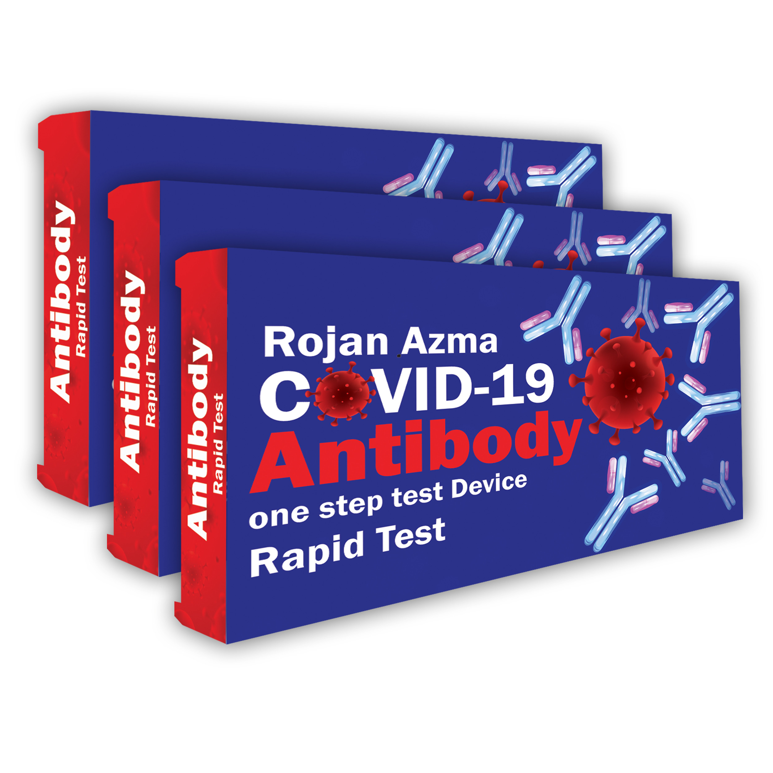 تست سریع آنتی بادی مدل IgG IgM بسته 3 عددی