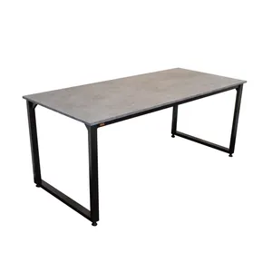 میز ناهارخوری شش نفره دیزم مدل مونتاژی LNC_asm_160×90_GR