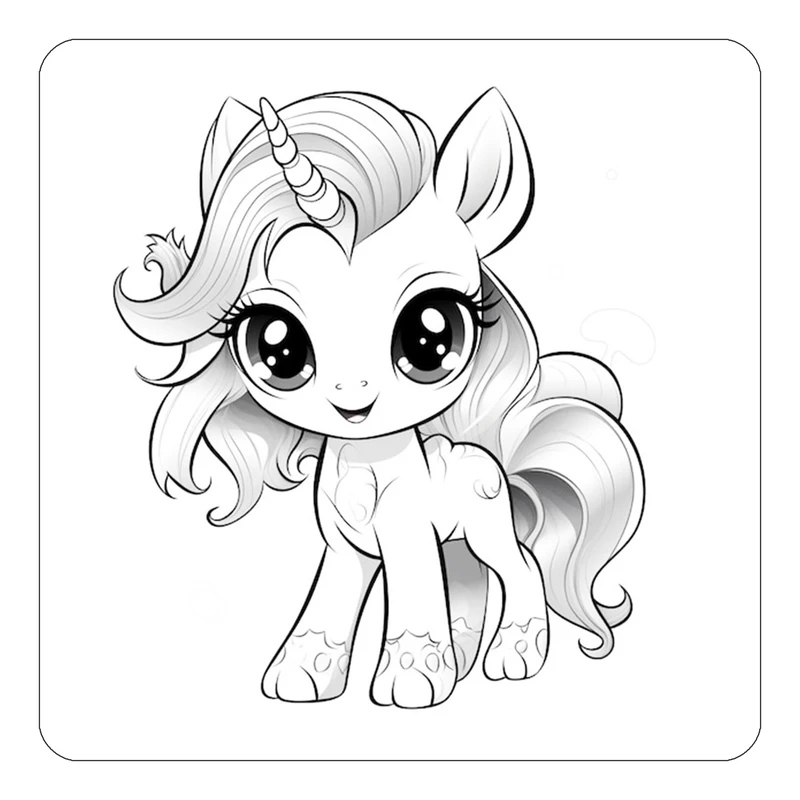 مگنت کاکتی طرح اسب تک شاخ و یونیکورن مدل mp29510