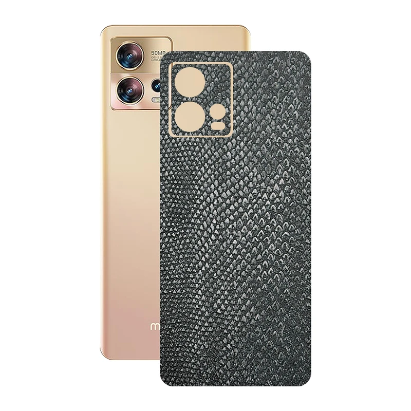 برچسب پوششی ریمکس مدل Leth طرح پوست ماری مناسب برای گوشی موبایل موتورولا Edge 30 Fusion