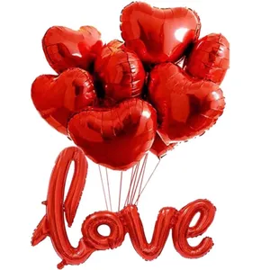 بادکنک پارتی لند تهران مدل LOVE مجموعه هشت عددی