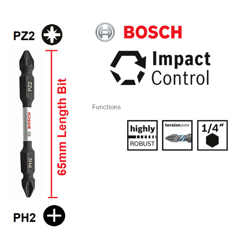 پیچ گوشتی برقی بوش مدل professional GTB 650 + 2 Accessories به همراه دو عدد سر پیچ گوشتی پیچ گوشتی برقی بوش مدل professional GTB 650 + 2 Accessories به همراه دو عدد سر پیچ گوشتی