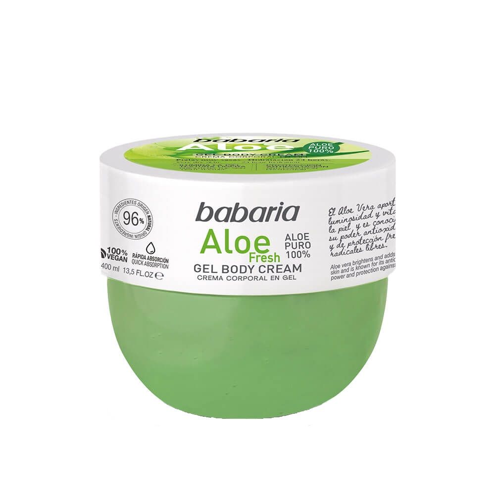 کرم ژل بدن باباریا مدل ALOE FRESH  حجم 400 میلی لیتر -  - 1