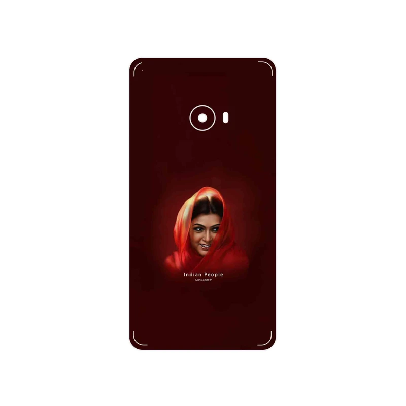 برچسب پوششی ماهوت مدل Portrait of an Indian Woman مناسب برای گوشی موبایل شیائومی Mi Note 2