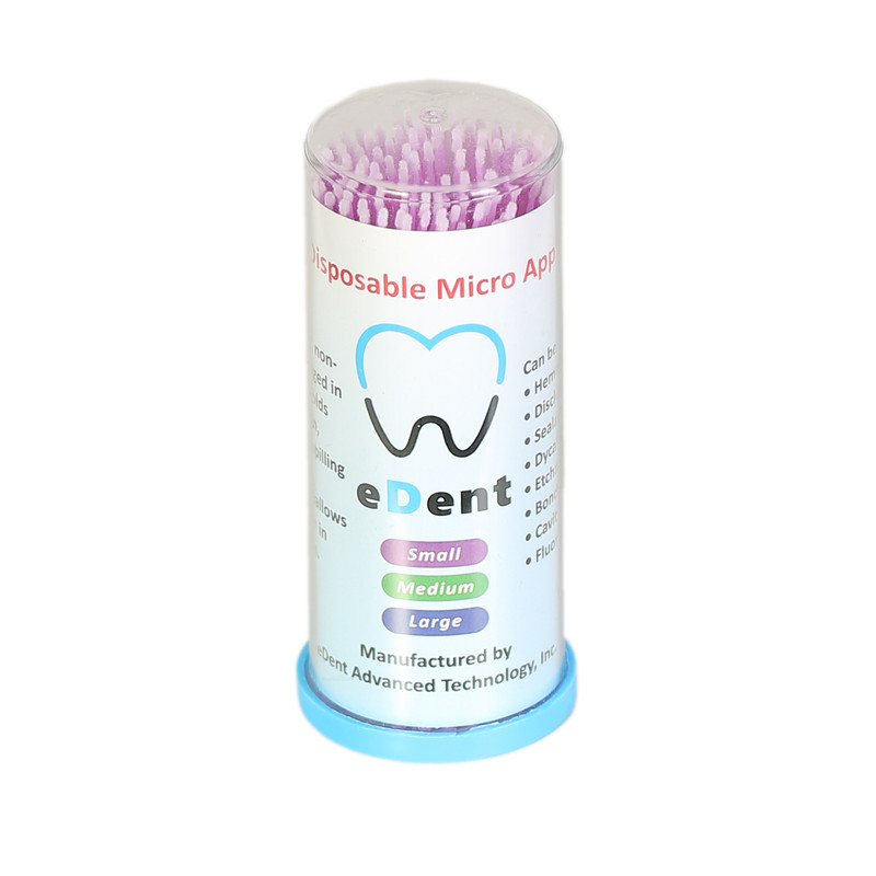 قلم میکروبراش ناخن و مژه ایدنت مدل 01 بسته 100 عددی