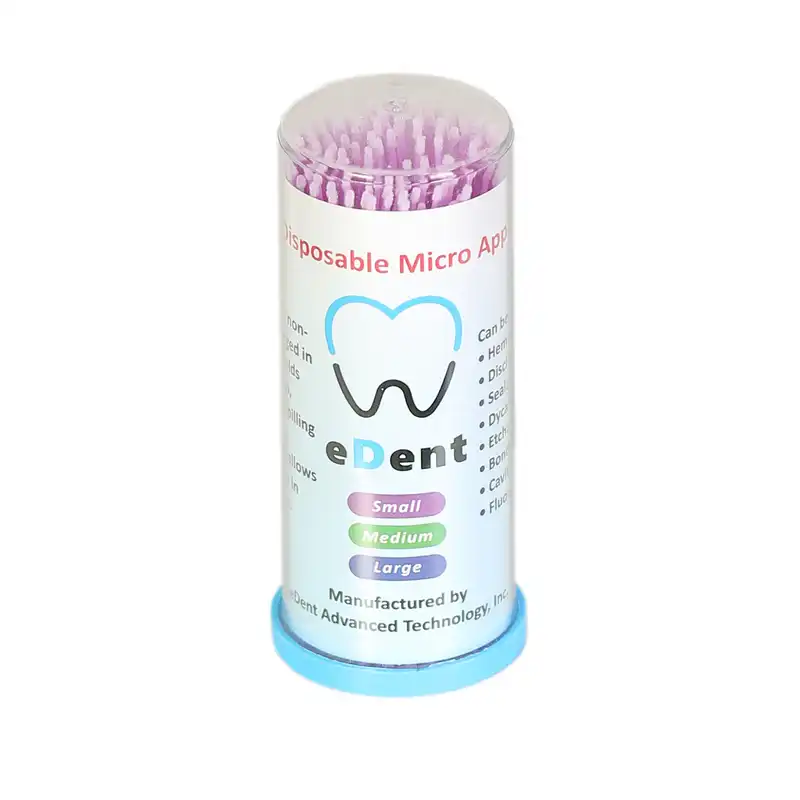 قلم میکروبراش ناخن و مژه ایدنت مدل 01 بسته 100 عددی