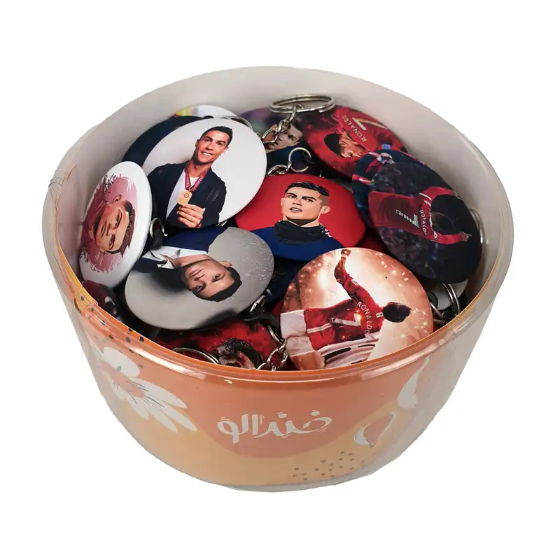 جاکلیدی خندالو مدل کریستیانو رونالدو کد 32 بسته 49 عددی