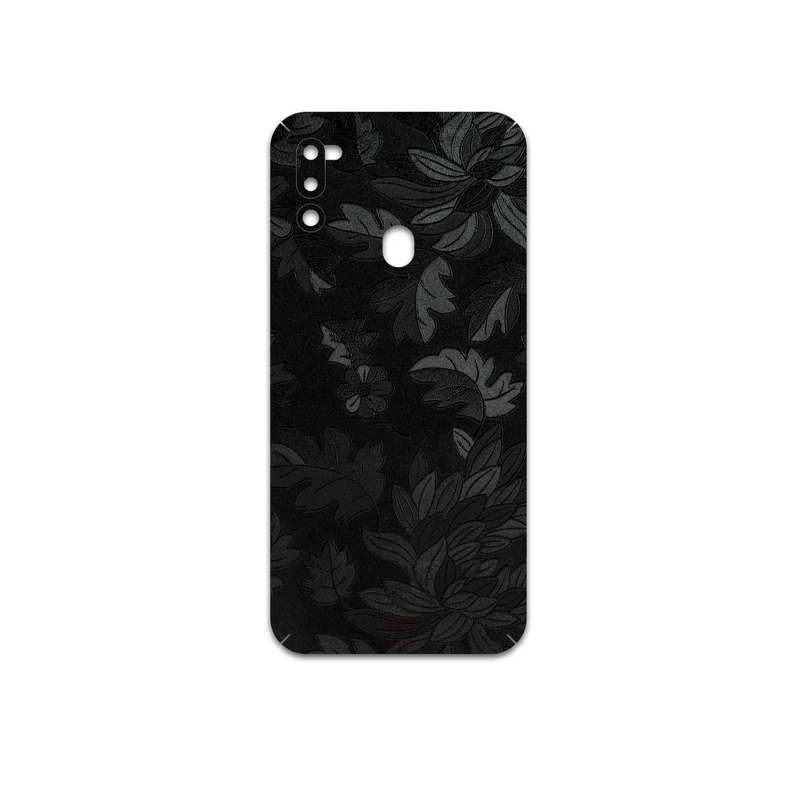 برچسب پوششی ماهوت مدل Black-Wildflower مناسب برای گوشی موبایل سامسونگ Galaxy M21 (2021) Edition