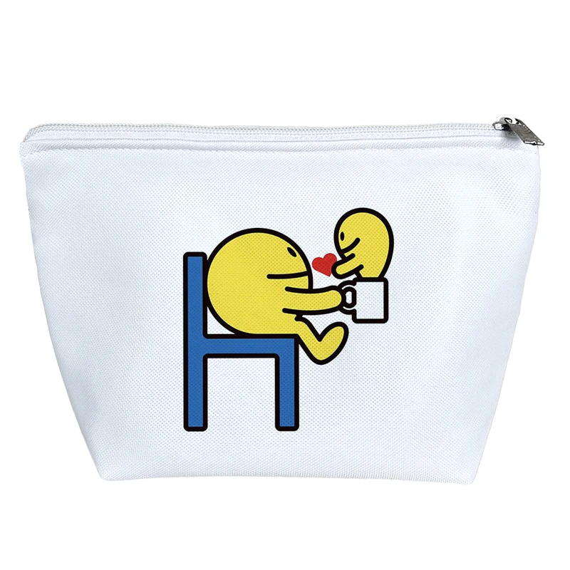 کیف لوازم آرایش دخترانه خندالو مدل شکلک کد 5829