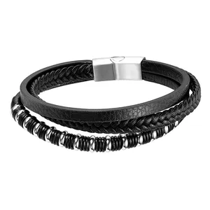 دستبند مردانه گالری شمرون مدل BNG502B0