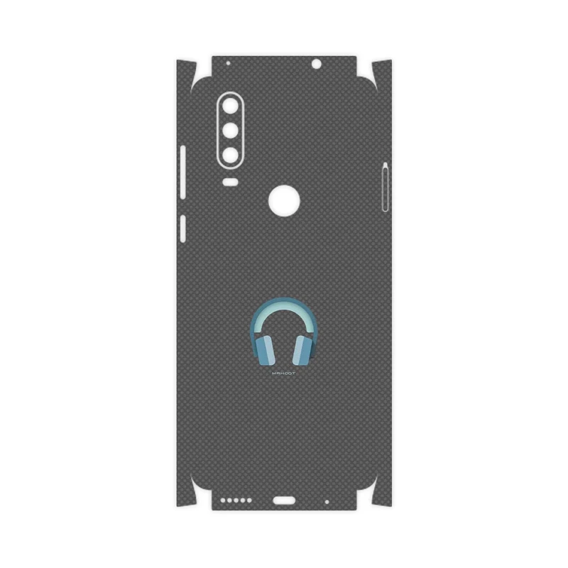برچسب پوششی ماهوت مدل Minimal Headphone Icon-FullSkin مناسب برای گوشی موبایل موتورولا One Action